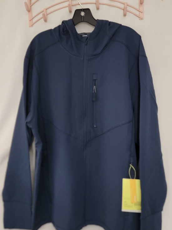 all in motion Other - all in motion Men's Navy Full-Zip Hooded Performance Jacket